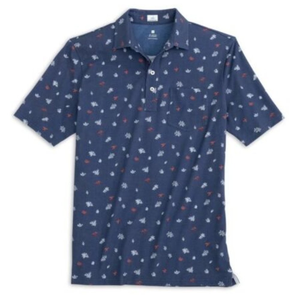NWT Johnnie-O Men's Bosswoth Hangin Out Oceanside Polo Shirt Medium M